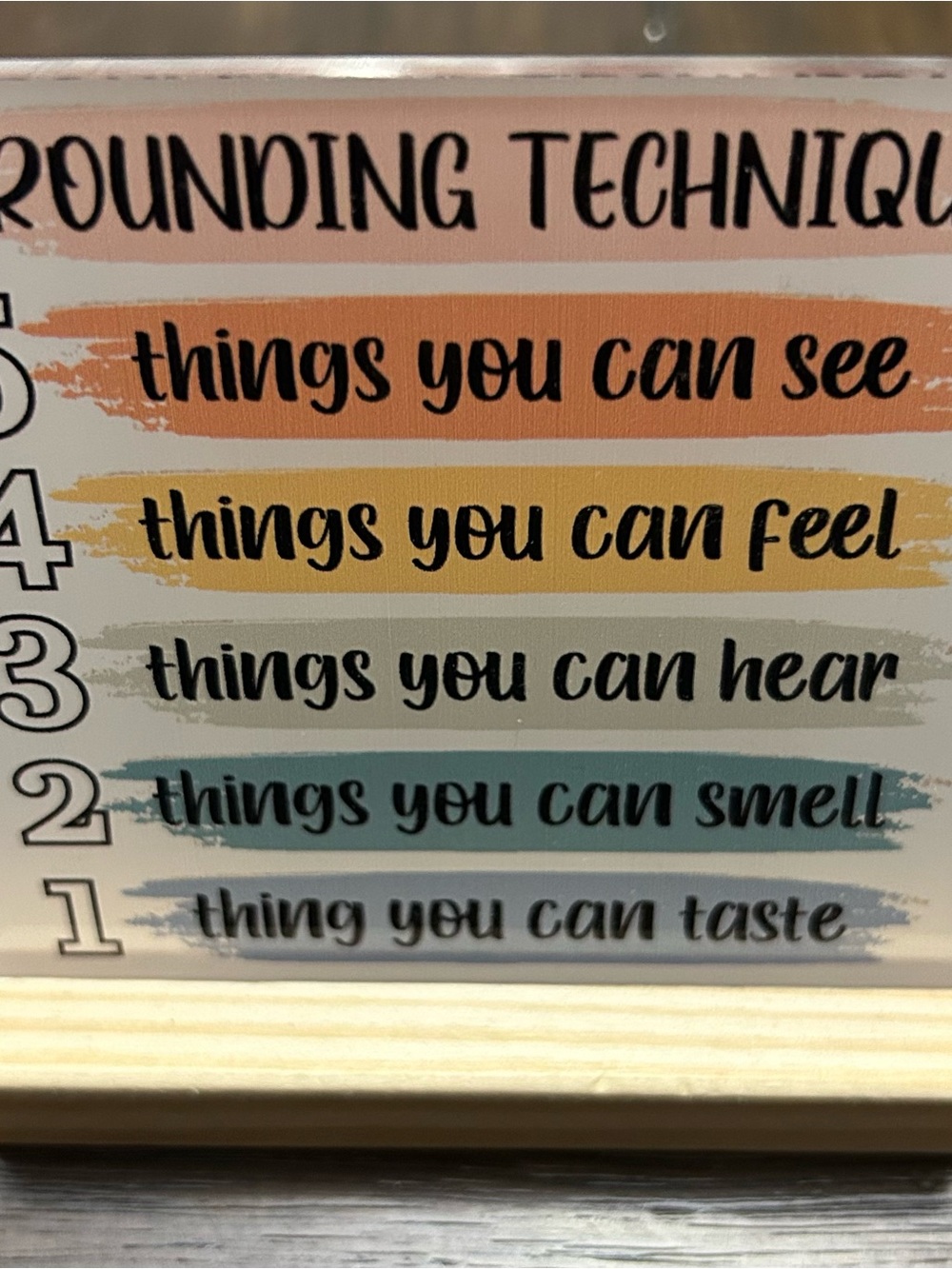 Grounding Techniques Wall Decor - Multi-Color